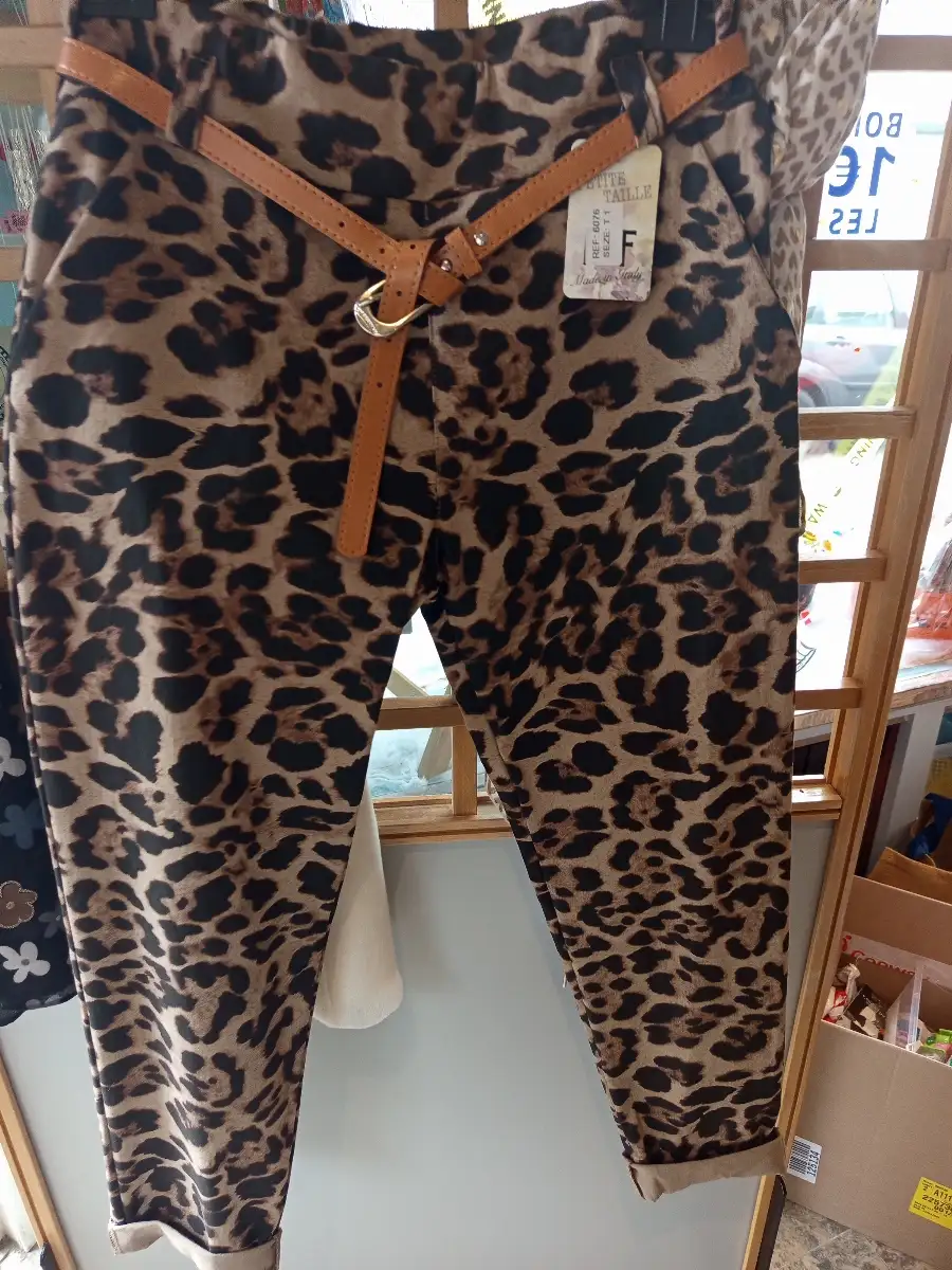 Pantalon magique léopard